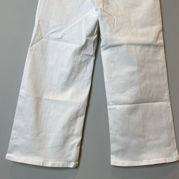 J.Crew Slim Wide Jean Stacked Buttons Denim Vacation Holiday Trip CH887 White 26 - Picture 11 of 14